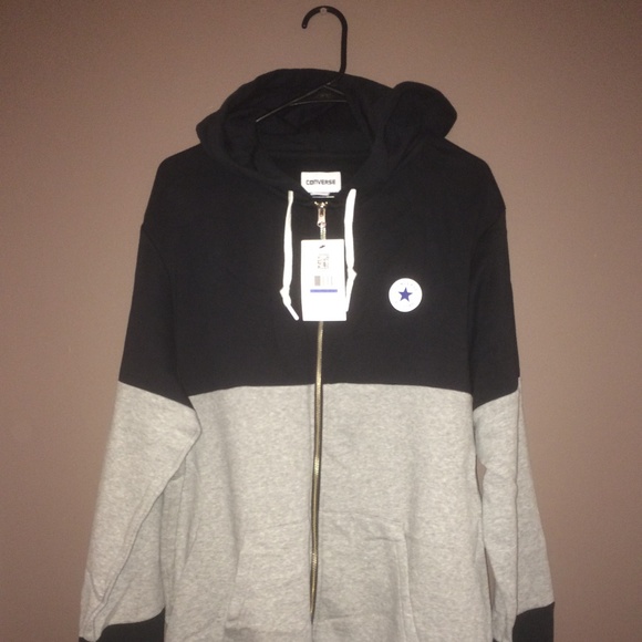 zip hoodie converse